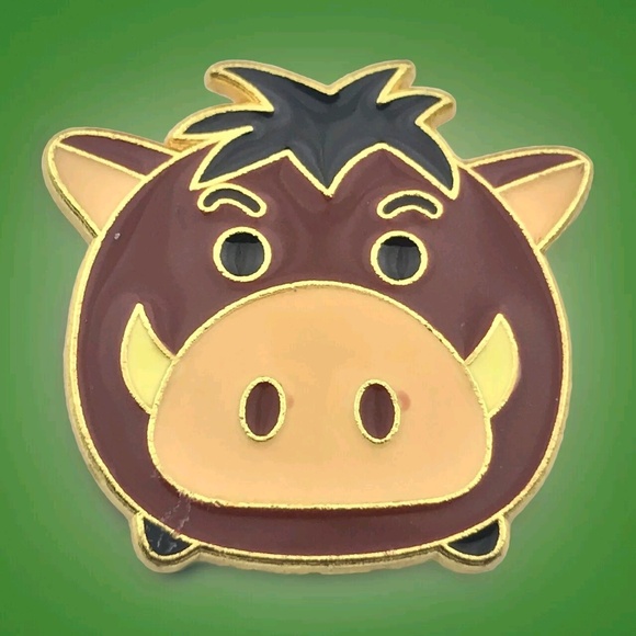 Disney Jewelry - Disney Pumba Enamel Pin Brown Collectible Limited Edition Cartoon Theme Park